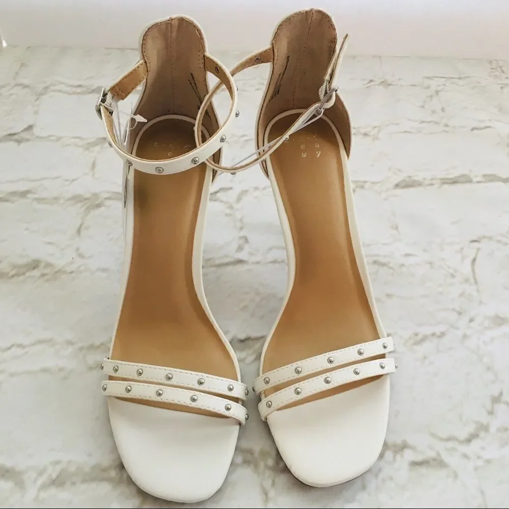A New Day Enya Studded Stiletto Sandal Shoes NWT